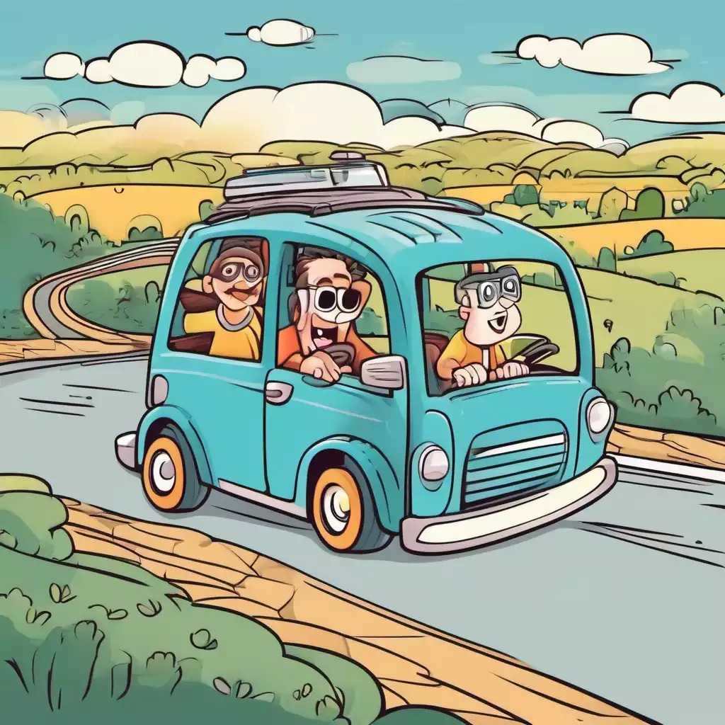 Jobs That Pay You For Driving Your Own Vehicle cartoon