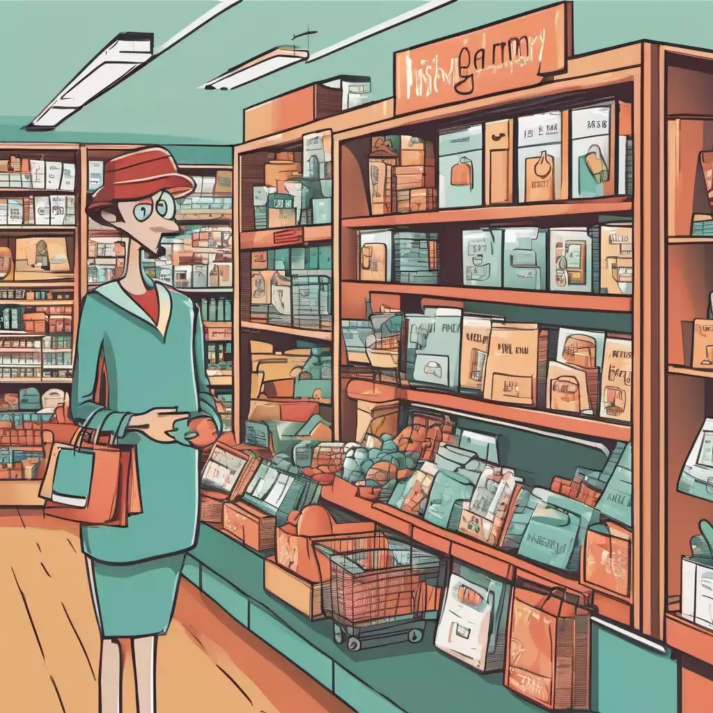 Get Paid To Mystery Shop cartoon