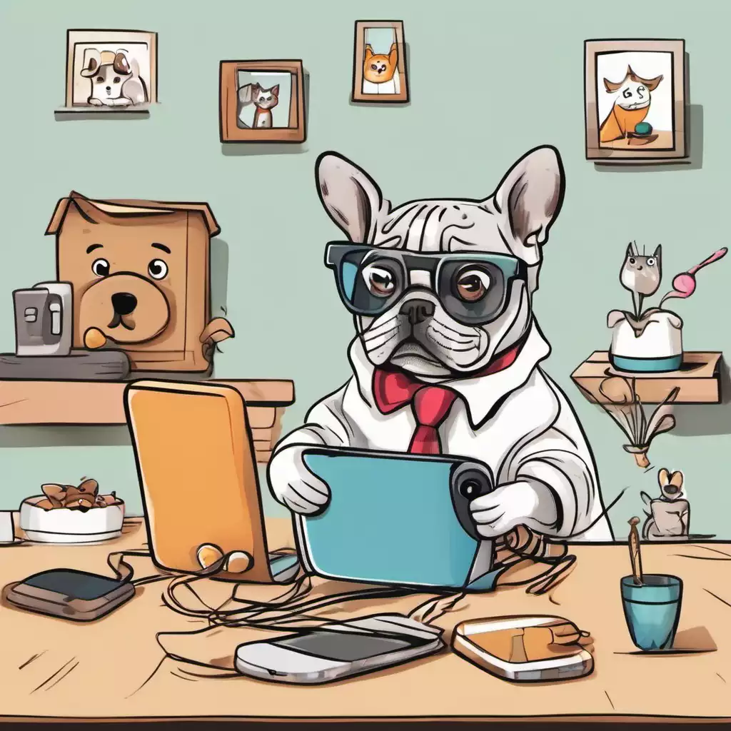 New Work From Home Jobs cartoon